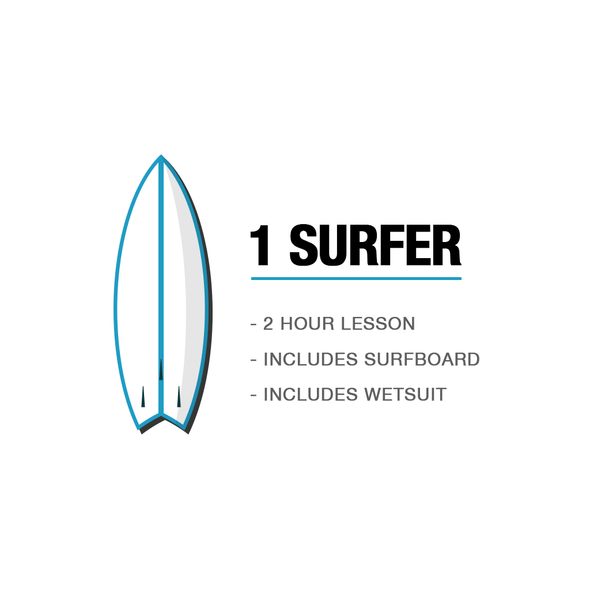 1 SURFER - SURF LESSON